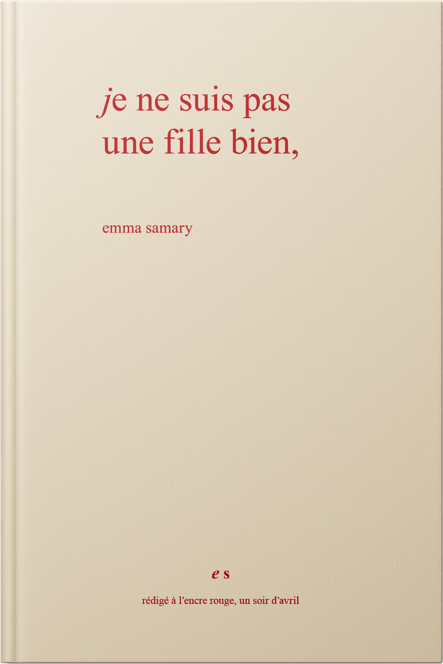 je ne suis pas une fille bien,